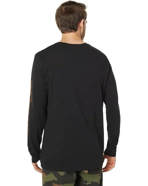 Футболка с длинным рукавом Hurley Location Long Sleeve Tee, черный