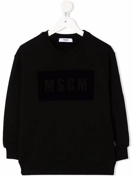 MSGM Kids толстовка с логотипом
