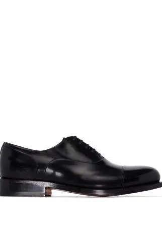 Santoni оксфорды с закругленным носком