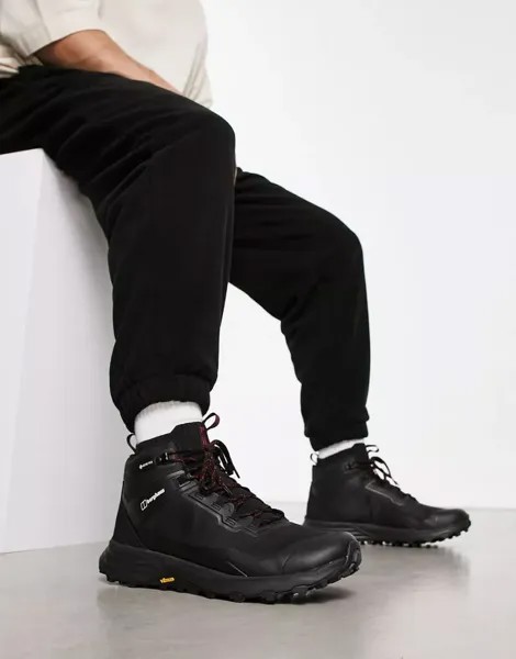 Berghaus — VC22 Gore-TEX — водонепроницаемые утепленные походные ботинки черного цвета с очень цепкой подошвой Vibram