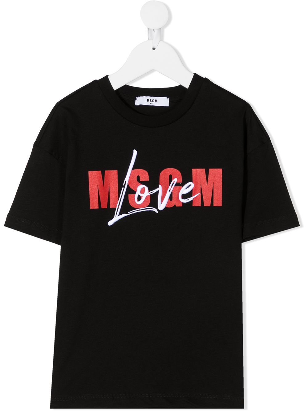 MSGM Kids футболка с логотипом
