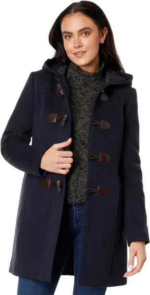 Пальто Lambswool Duffle Coat L.L.Bean, темно-синий
