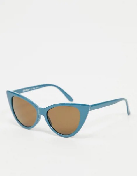 Синие солнцезащитные очки 
