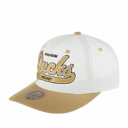 Бейсболка Mitchell & Ness, размер 0, бежевый/белый