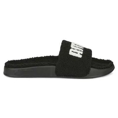 Мужские черные повседневные сандалии Puma Leadcat 2.0 Sherpa Slide 38731401