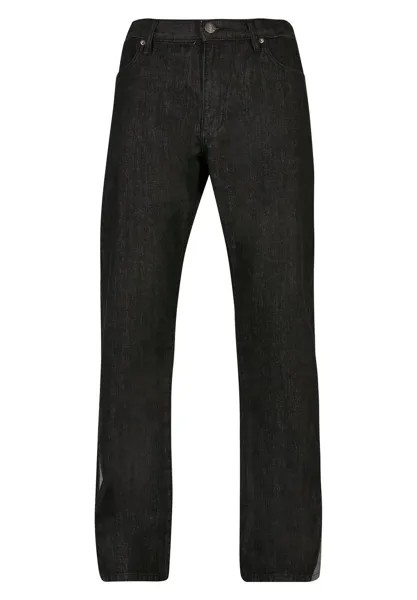 Широкие джинсы Triangle Urban Classics, черные, стираные