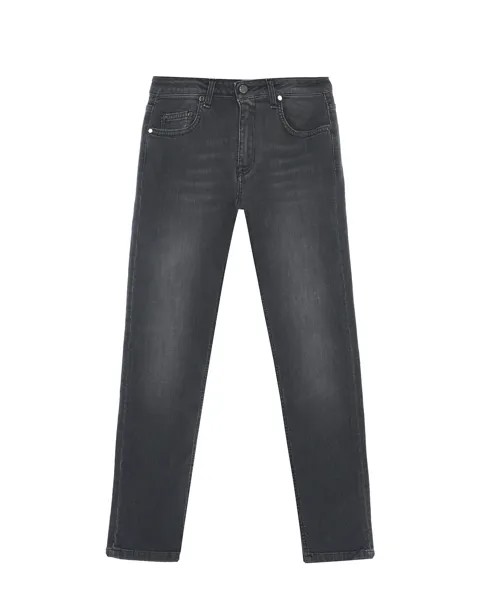 Черные джинсы с потертостями Neil Barrett