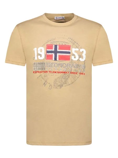 Футболка Geographical Norway, бежевый
