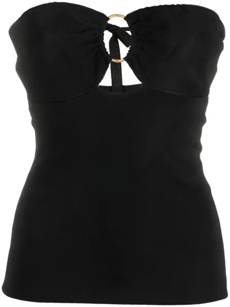 TOM FORD топ без бретелей, черный