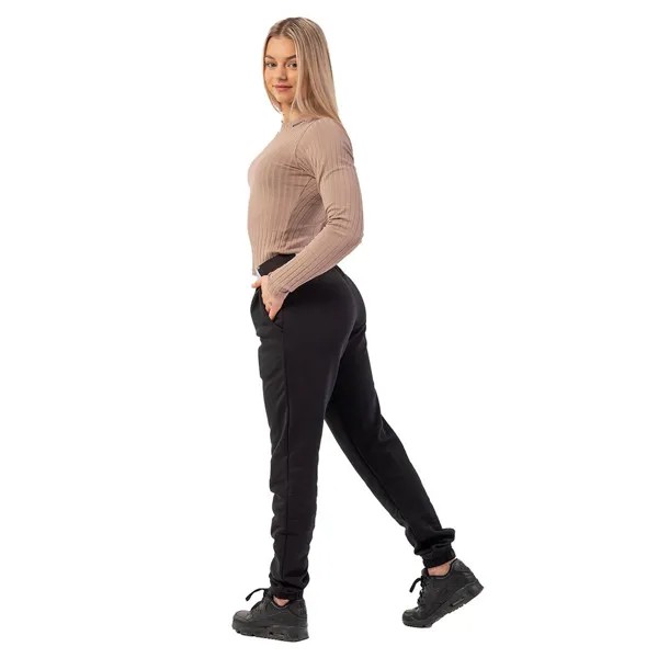 Футболка с длинным рукавом Nebbia Organic Cotton Ribbed 415, черный