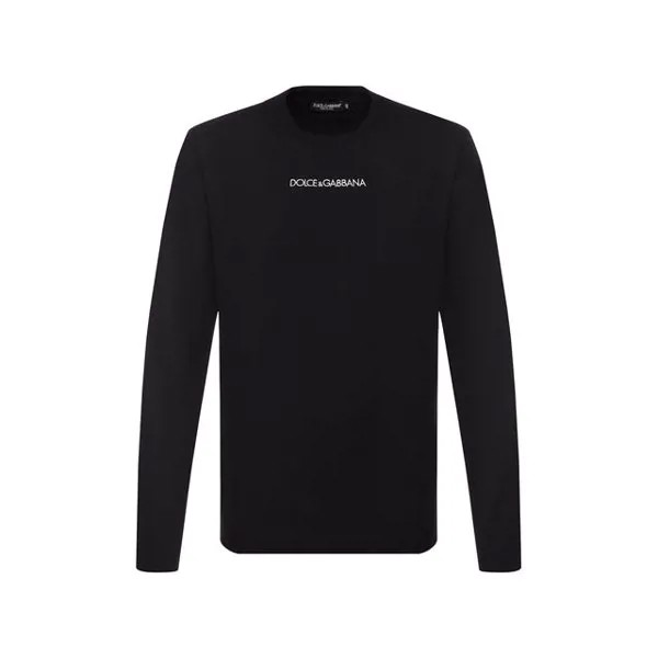 Хлопковый лонгслив Dolce & Gabbana