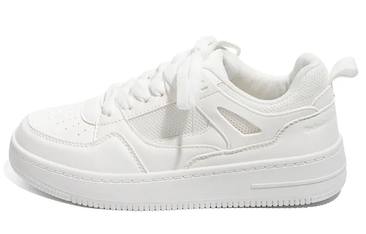 Кроссовки HUANQIU Skateboarding Shoes Women's Low-top White, белый