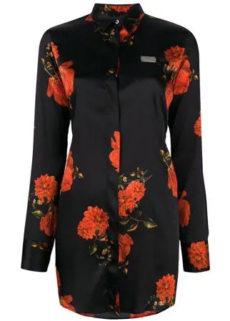 Philipp Plein floral shirt