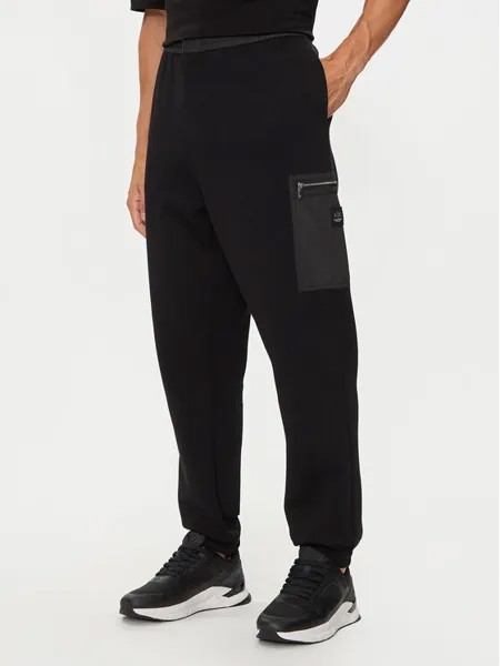 Спортивные брюки regular fit Armani Exchange, черный