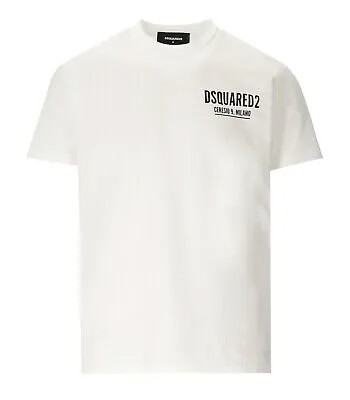 Dsquared2 Mini Logo Ceresio 9 Белая футболка Мужчина