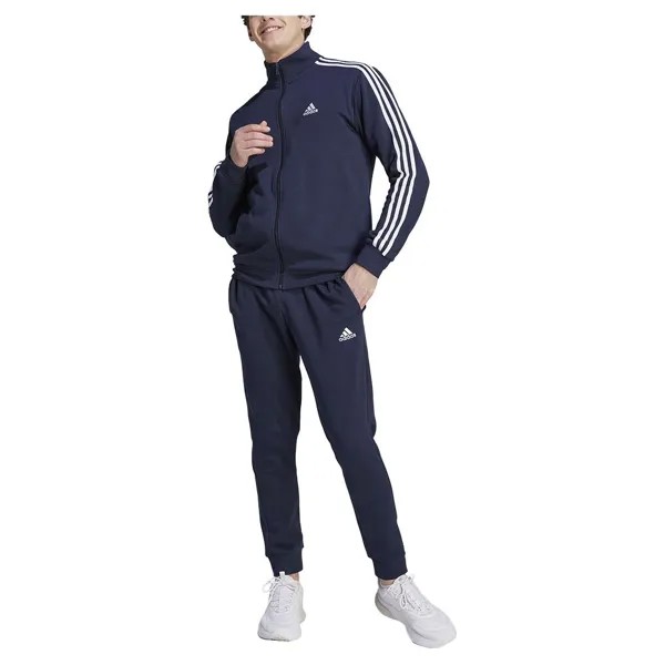 Спортивный костюм adidas Sportswear Basic 3 Stripes Fleece, синий