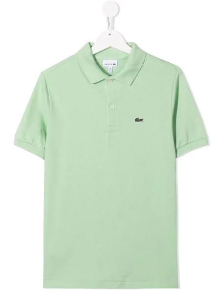 Lacoste Kids рубашка поло с нашивкой-логотипом