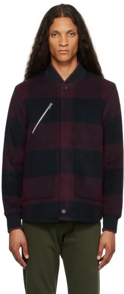 Бордовый бомбер в клетку PS by Paul Smith