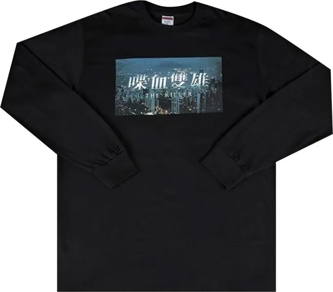 Лонгслив Supreme The Killer Long-Sleeve Tee 'Black', черный