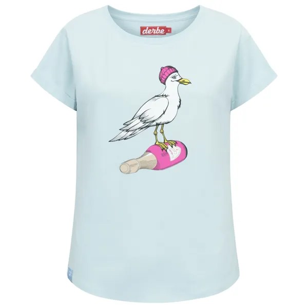 Футболка Derbe Women's S/S Sturmmöwin, цвет Skyride