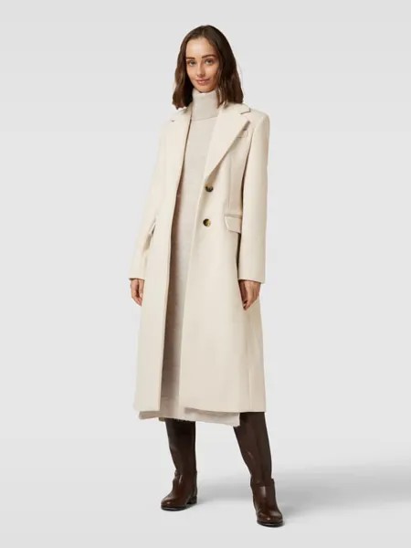 Пиджак-пальто с добавлением шерсти, модель «Линда» Mango, песочный