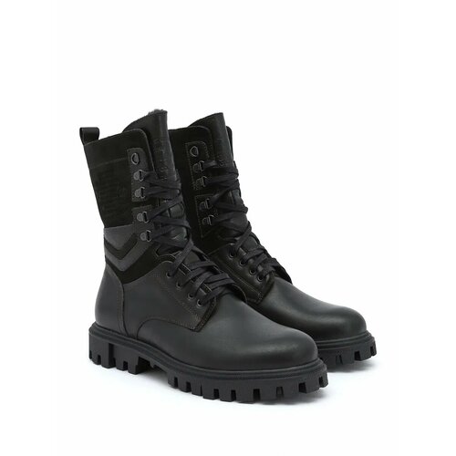 Ботинки берцы 4x4 Shoes, размер 43, черный