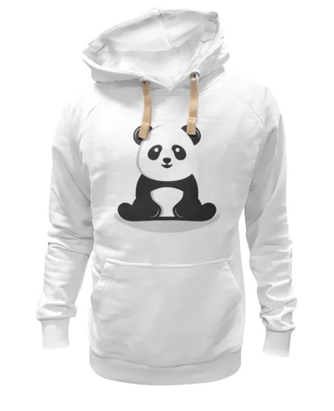 Худи Printio ?panda? белое 3XL
