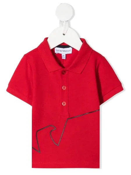 Emporio Armani Kids рубашка поло с логотипом