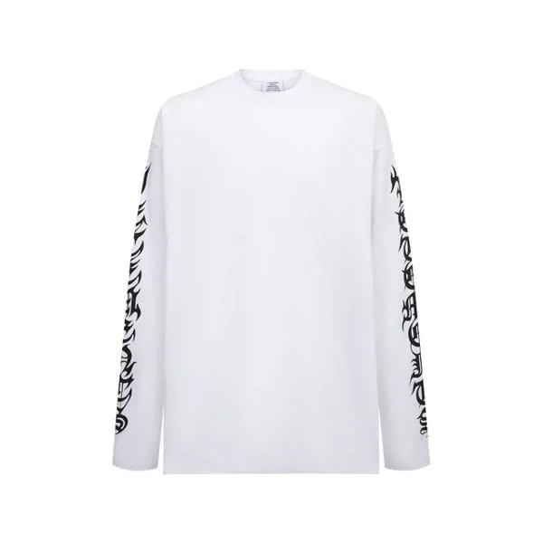 Хлопковый лонгслив VETEMENTS