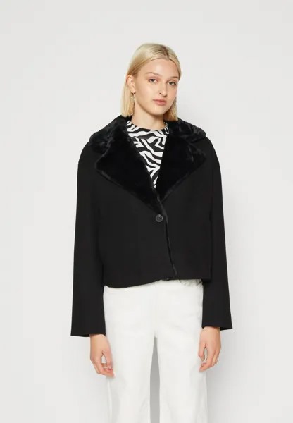 Сумка для отдыха VILA VIMETIL FAUX SHORT COLLAR, черный