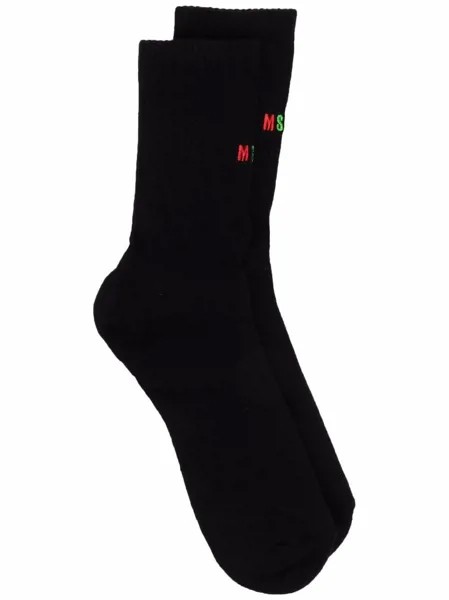 MSGM носки с вышитым логотипом