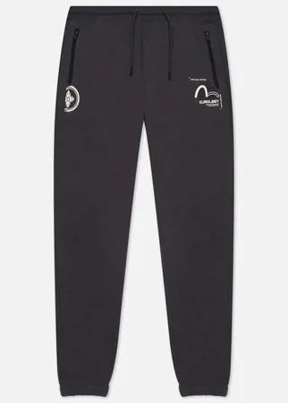 Мужские брюки Evisu Kamon & Seagull Zip Pockets, цвет серый, размер S