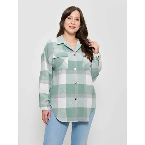 Рубашка CLEO, размер 60, зеленый