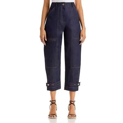 Синие женские джинсовые брюки из смесового льна 3.1 Phillip Lim 6 BHFO 3225