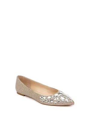 Женские балетки BADGLEY MISCHKA Beige Gem Ulanni с острым носком 6,5 м