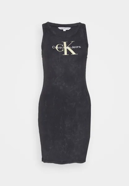 Платье из джерси Calvin Klein Jeans, черный