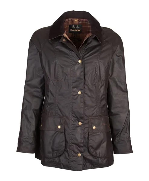 Классическая вощеная куртка Beadnell Barbour, черный