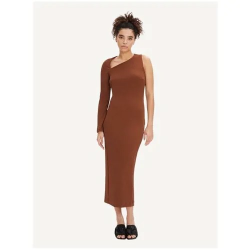 Платье MONOSUIT DRESS ASYMMETRIC, цвет коричневый, S-M
