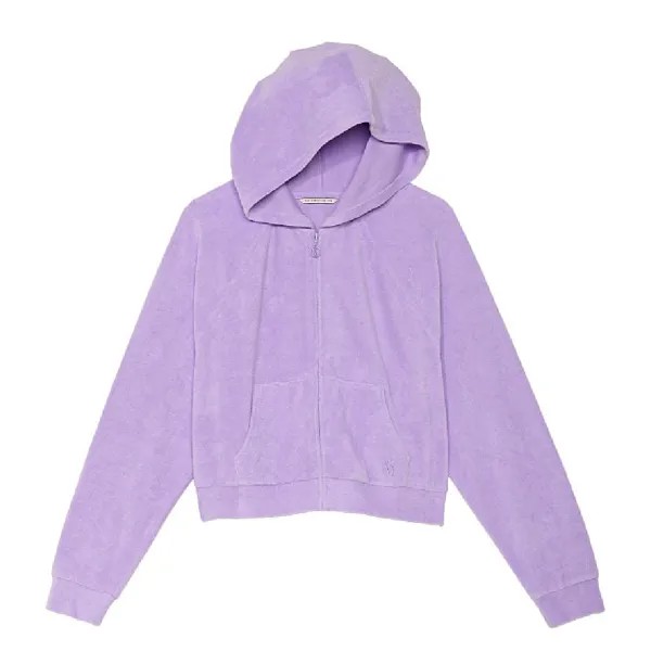 Толстовка Victoria's Secret Terry Full-Zip, сиреневый