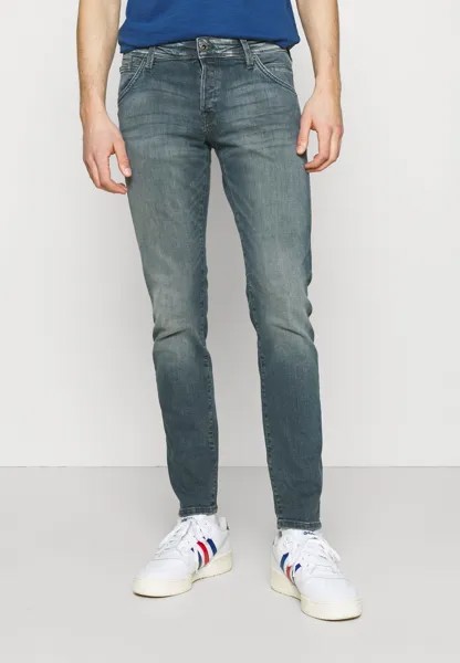 Джинсы приталенного кроя JJIGLENN JJFOX AGI Jack & Jones, синий деним