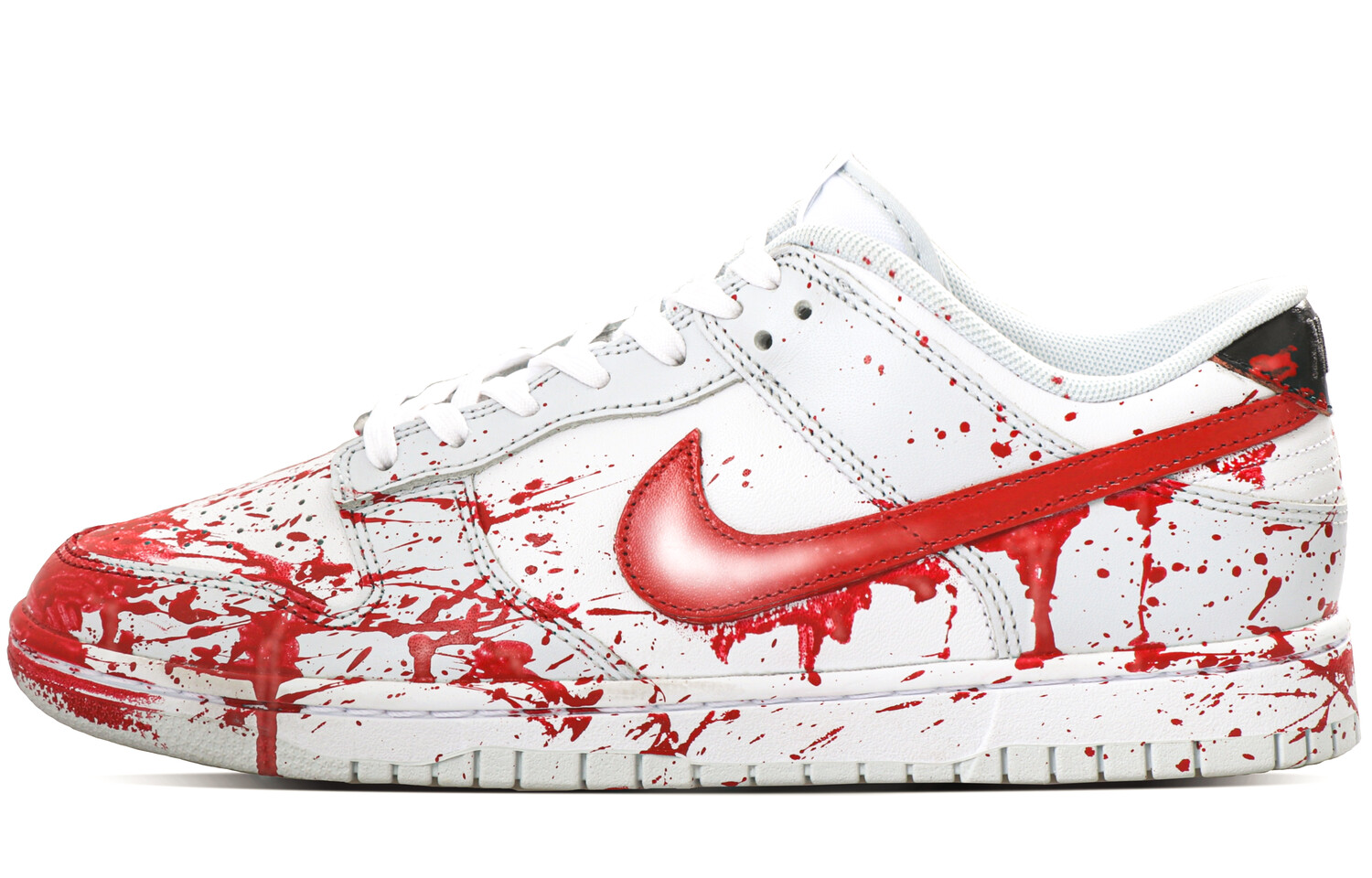 Кроссовки Nike Dunk Skateboarding Shoes Unisex Low-top Red White, красный