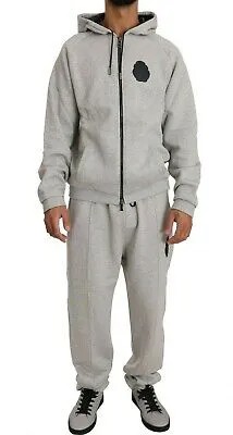 BILLIONAIRE COUTURE Спортивный костюм Серый хлопковый свитер и брюки s. 4XL Рекомендуемая розничная цена: 1300 долларов США.