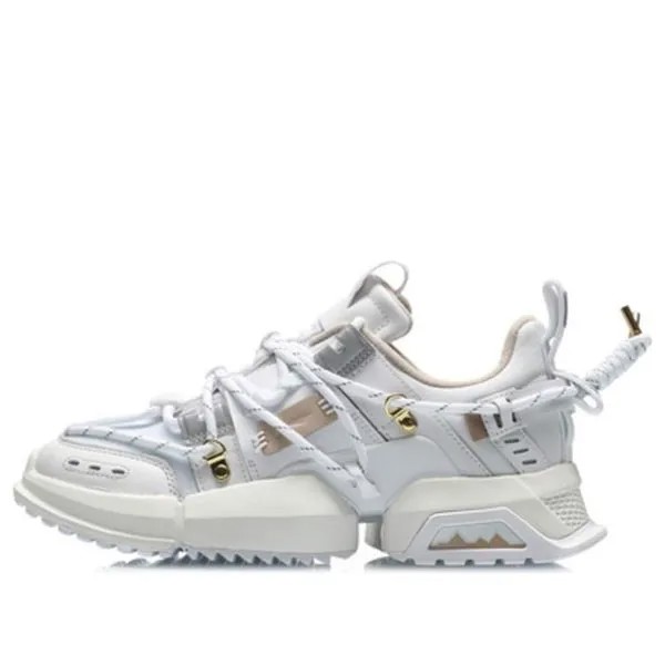 Кроссовки (WMNS) Li-Ning Titan Blossom x New York Fashion Week 'White gold', белый