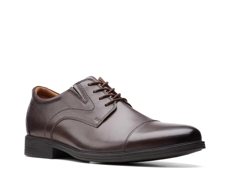 Оксфорды Whiddon с кепкой и носком Clarks, темно-коричневый