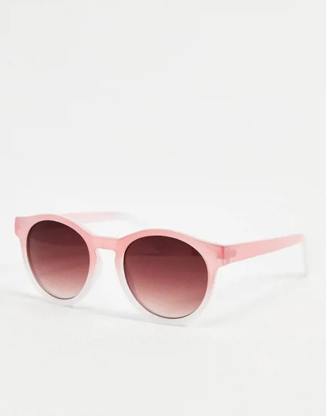 Круглые розовые солнцезащитные очки AJ Morgan-Розовый цвет