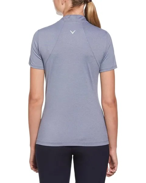 Поло Callaway Tonal Heather Polo, цвет Blue Indigo Heather