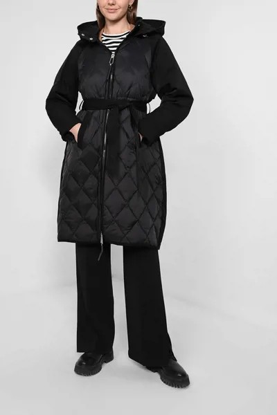 Пальто женское Silvian Heach PGA22070PI черное 42 IT