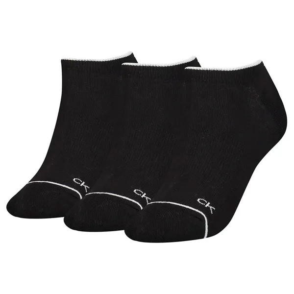 Носки Calvin Klein Sneaker Athleisure 3 шт, черный