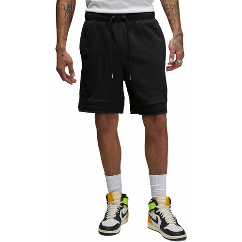 Шорты спортивные NIKE Jordan Flight Fleece Shorts, размер S, черный