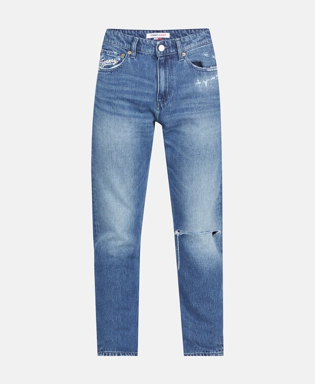 Разрушенные джинсы Tommy Jeans, синий